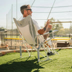 Patented Spring-Action Comfort Pro Rocker XL - Choice 107 - Freestyle Rocker Portable Outdoor Folding Chair Detail