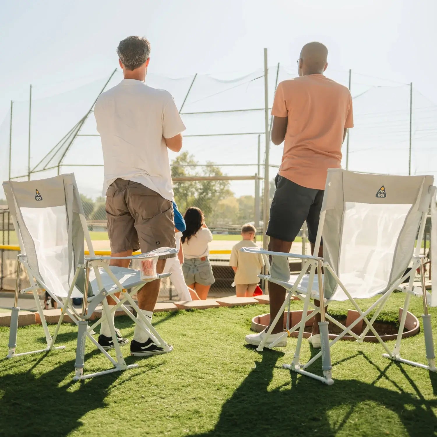 Patented Spring-Action Comfort Pro Rocker XL - Choice 107 - Freestyle Rocker Portable Outdoor Folding Chair Detail