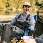 Micro-Folding Comfort Quad Chair - Choice 989 - Pico Compact Folding Camp Chair with Carry Bag Detail