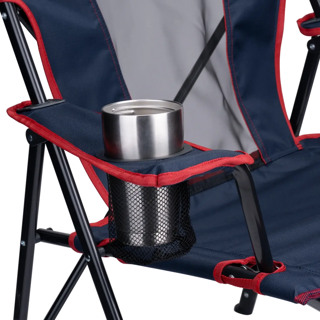 Micro-Folding Comfort Quad Chair - Choice 989 - Pico Compact Folding Camp Chair with Carry Bag Detail