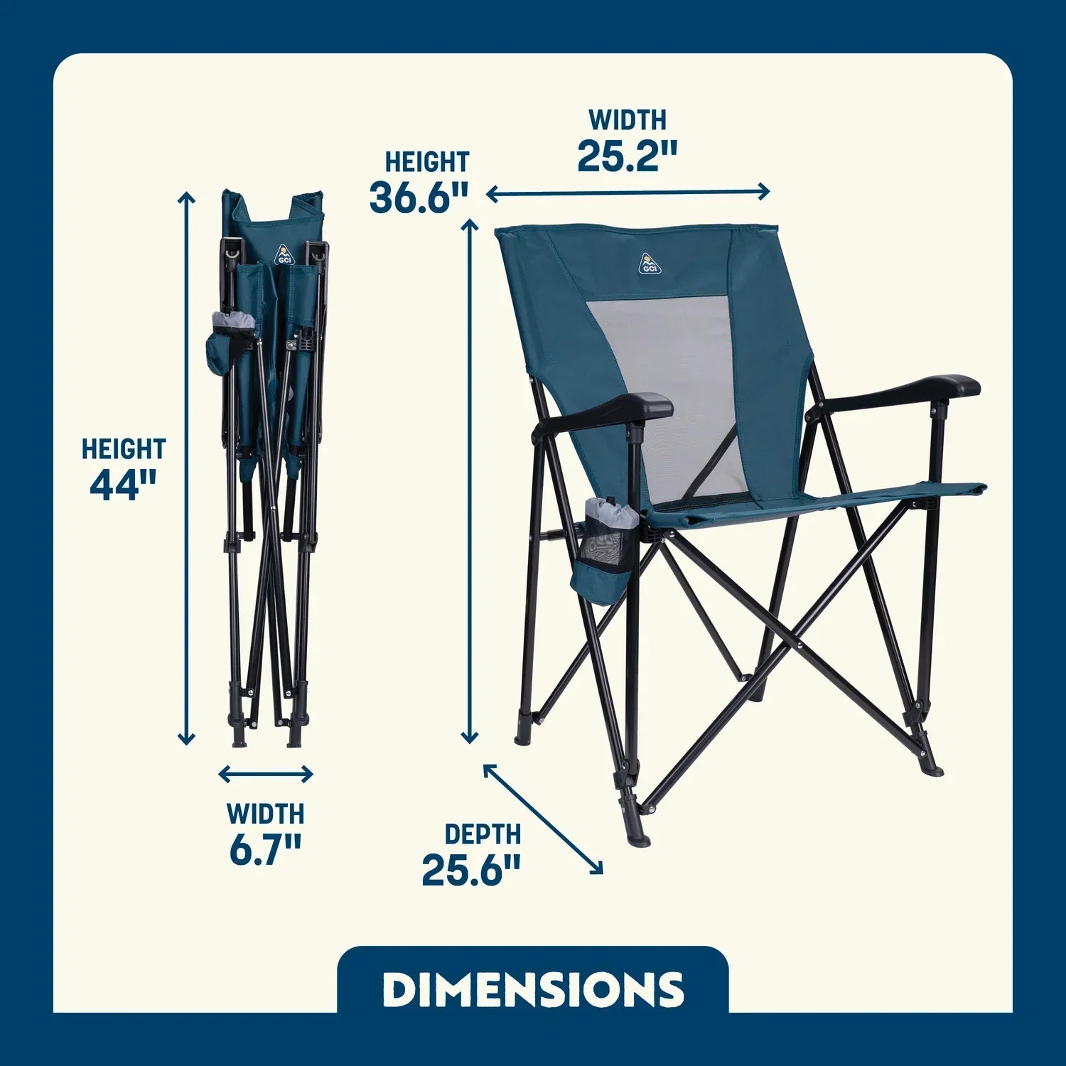 Telescoping Frame Eazy Chair - Choice 976 - Ultra-Lightweight Telescoping PackSeat Travel Stool Detail