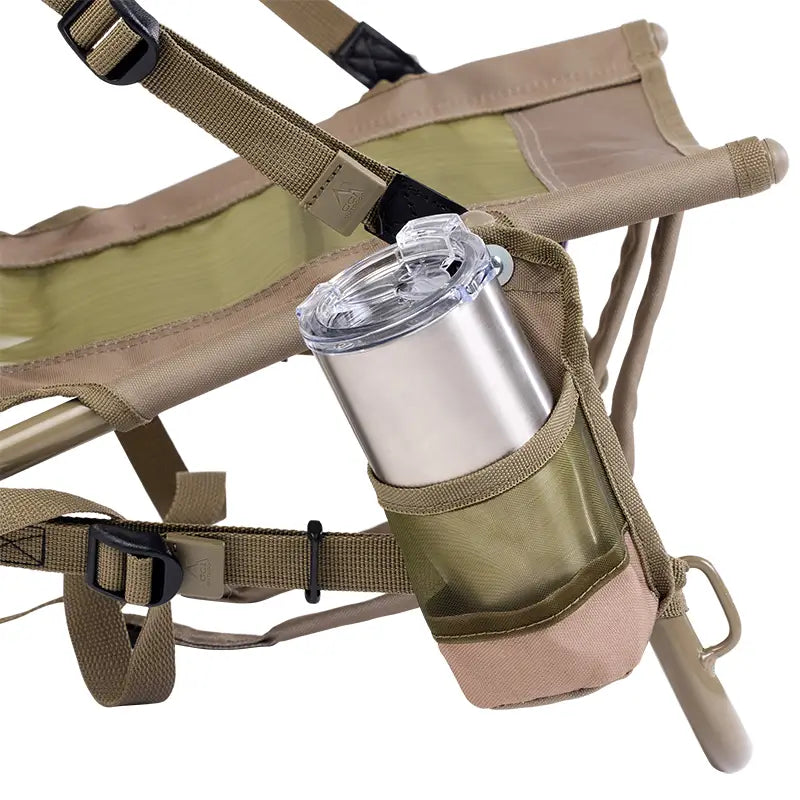 Backpack Travel Everywhere Chair 2 - Choice 656 - Portable Heavy-Duty Low Boy Chair for Ocean Side Detail