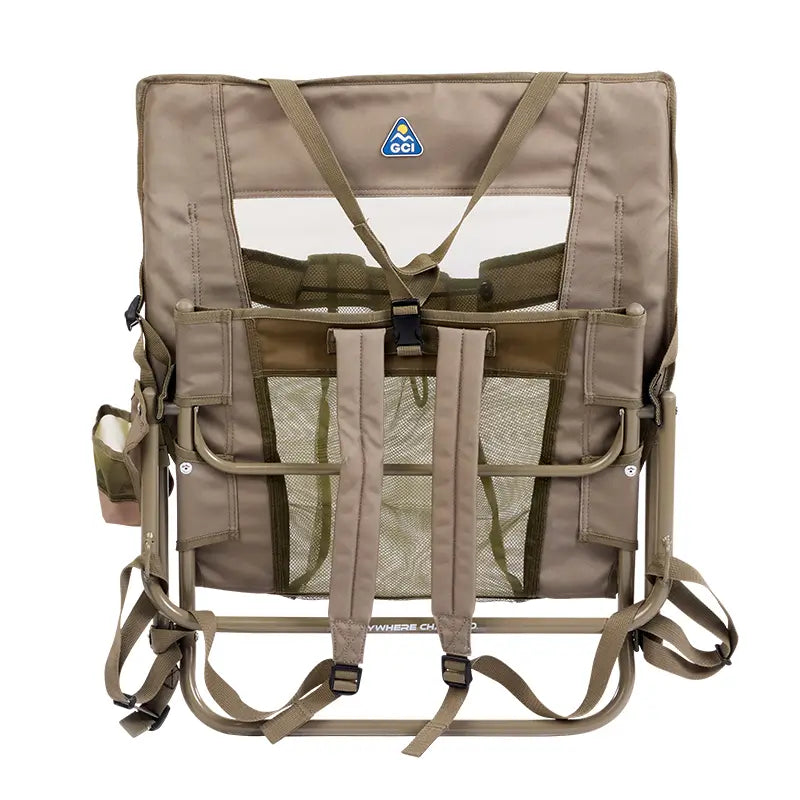 Backpack Travel Everywhere Chair 2 - Choice 656 - Portable Heavy-Duty Low Boy Chair for Ocean Side Detail