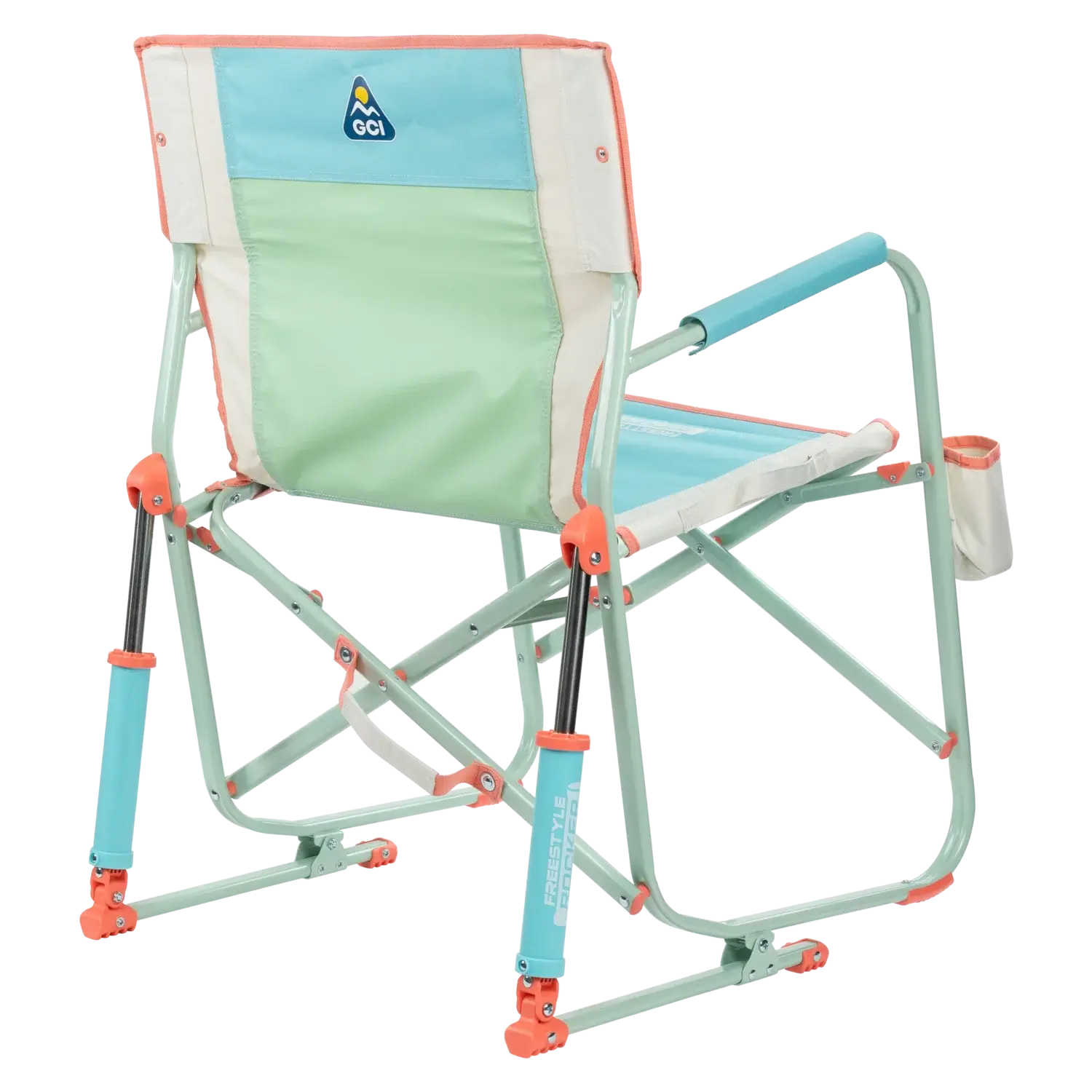 Patented Spring-Action Freestyle Rocker - Choice 711 - Patented Spring-Action Rocking Chair for Camping Detail
