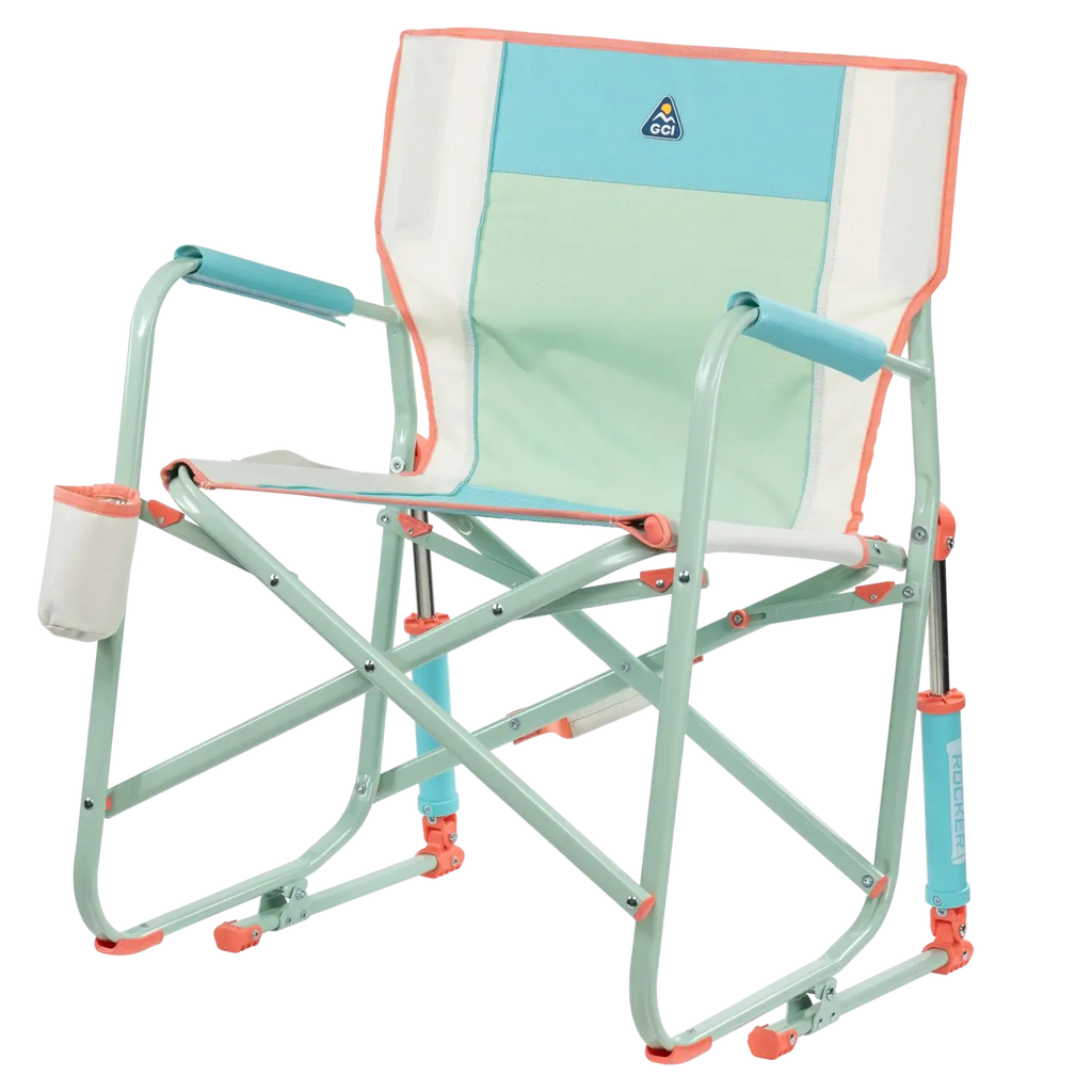 Patented Spring-Action Freestyle Rocker - Choice 711 - Patented Spring-Action Rocking Chair for Camping Detail