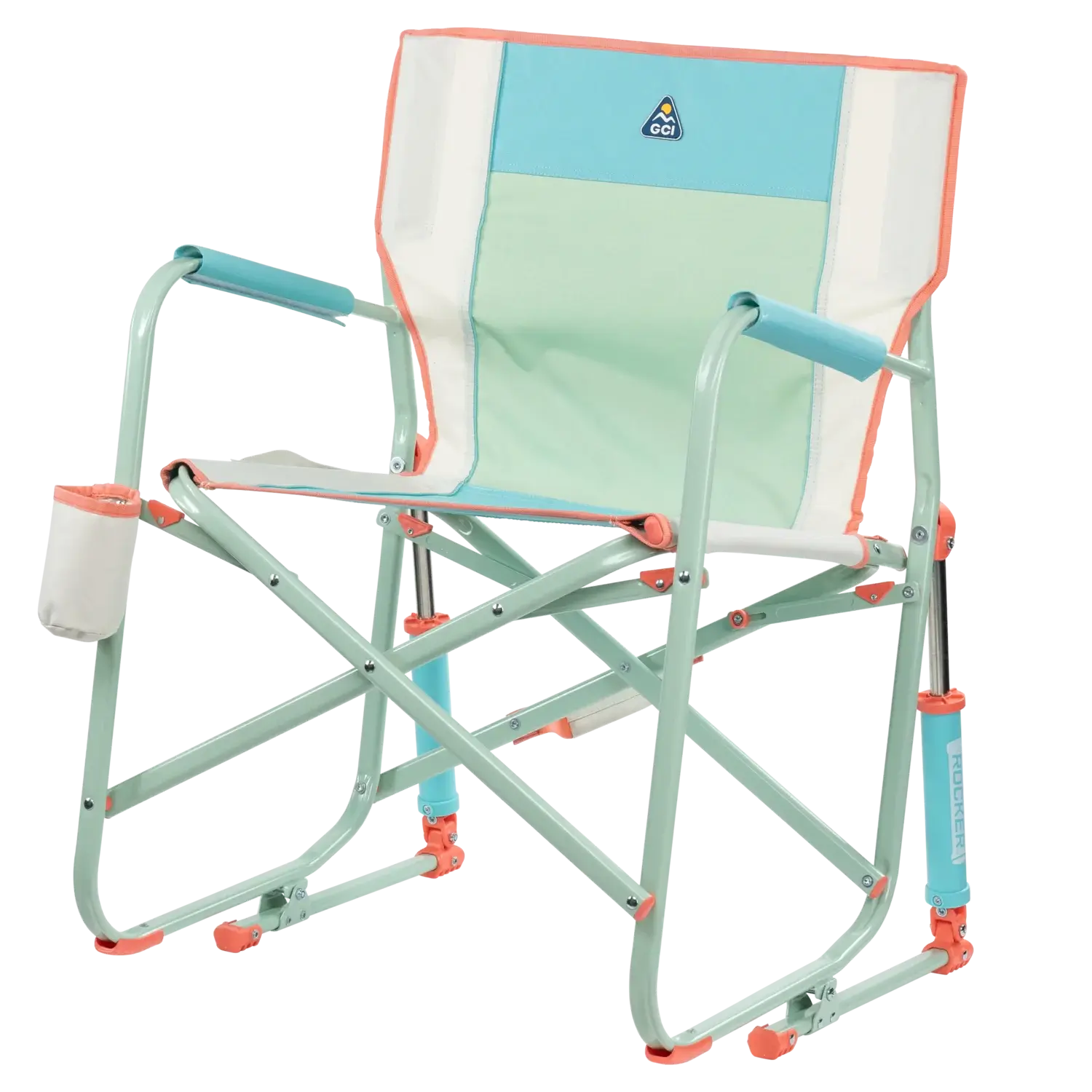 Patented Spring-Action Freestyle Rocker - Choice 711 - Patented Spring-Action Rocking Chair for Camping Detail