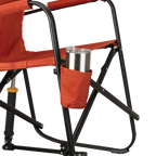 Heavy-Duty Freestyle Freestyle Rocker - Pumpkin Spice - Choice 373 - Freestyle Rocker Portable Outdoor Folding Chair Detail