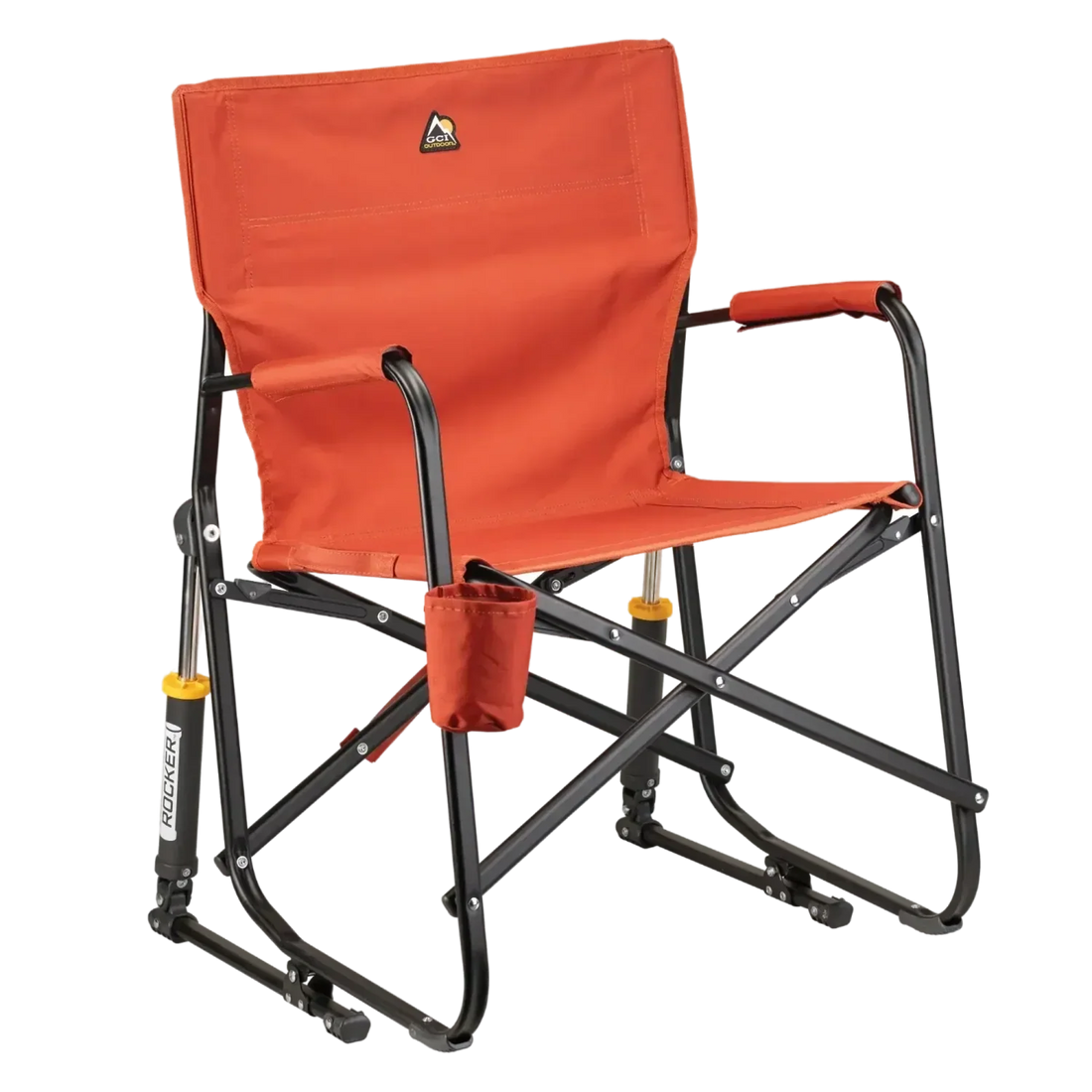 Heavy-Duty Freestyle Freestyle Rocker - Pumpkin Spice - Choice 373 - Freestyle Rocker Portable Outdoor Folding Chair - Pumpkin Spice
