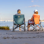 Heavy-Duty Freestyle Freestyle Rocker - Pumpkin Spice - Choice 373 - Freestyle Rocker Portable Outdoor Folding Chair Detail