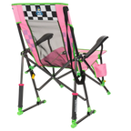 Luxury Camp RoadTrip Rocker - NASCAR For Her - Choice 560 - RoadTrip Rocker Smooth Motion Camp Chair Detail