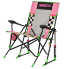 Luxury Camp RoadTrip Rocker - NASCAR For Her - Choice 560 - RoadTrip Rocker Smooth Motion Camp Chair Detail