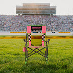 Luxury Camp RoadTrip Rocker - NASCAR For Her - Choice 560 - RoadTrip Rocker Smooth Motion Camp Chair Detail