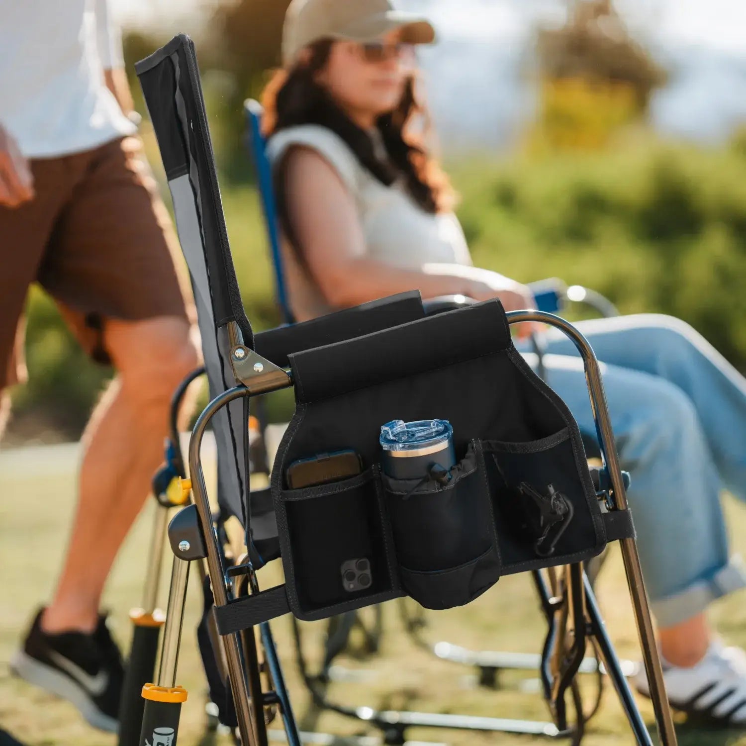 Patented Spring-Action Stowaway Rocker - Choice 794 - Patented Spring-Action Rocking Chair for Camping Detail