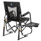 Luxury Camp Stowaway Rocker with Side Table - Choice 253 - Freestyle Rocker Portable Outdoor Folding Chair Detail