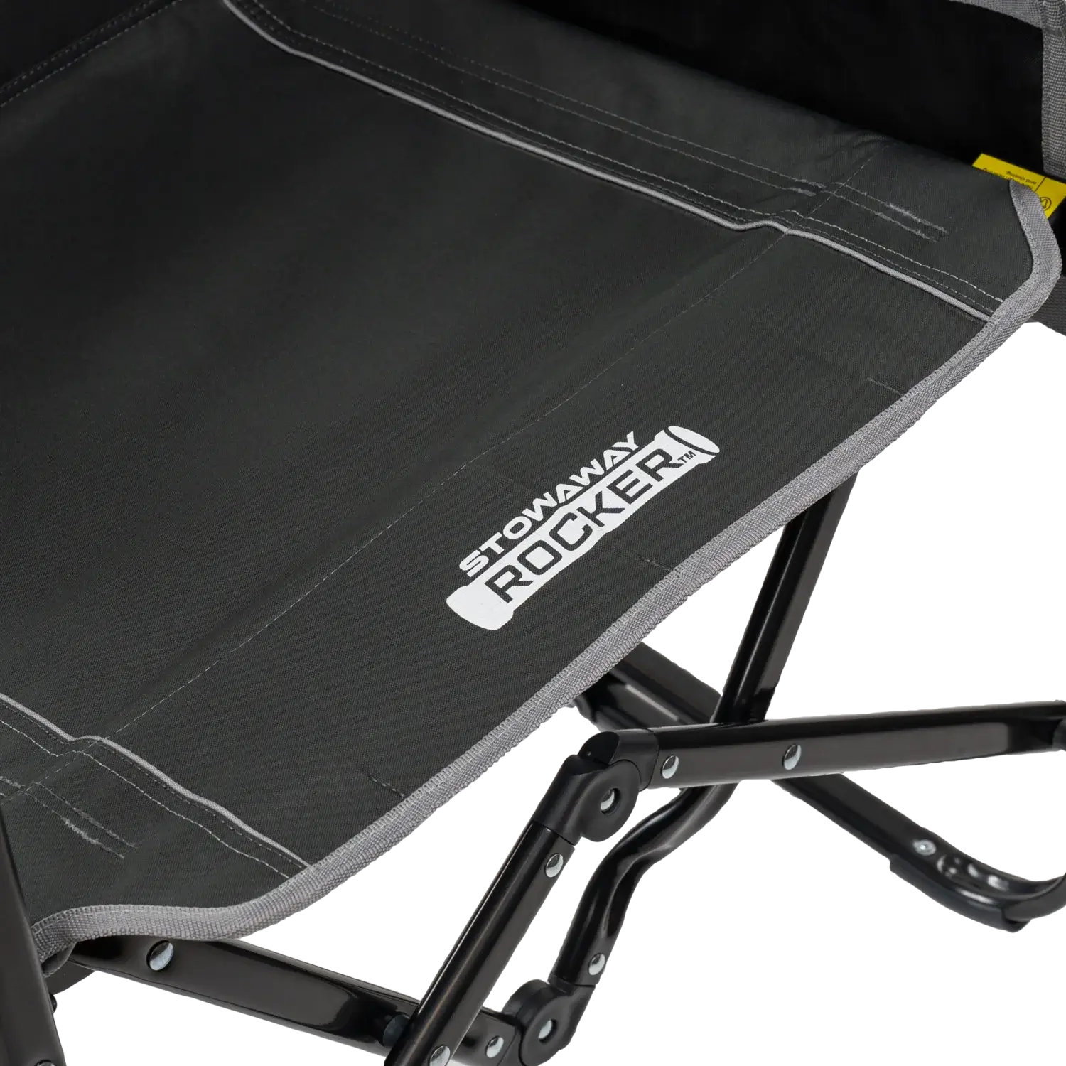 Luxury Camp Stowaway Rocker with Side Table - Choice 253 - Freestyle Rocker Portable Outdoor Folding Chair Detail
