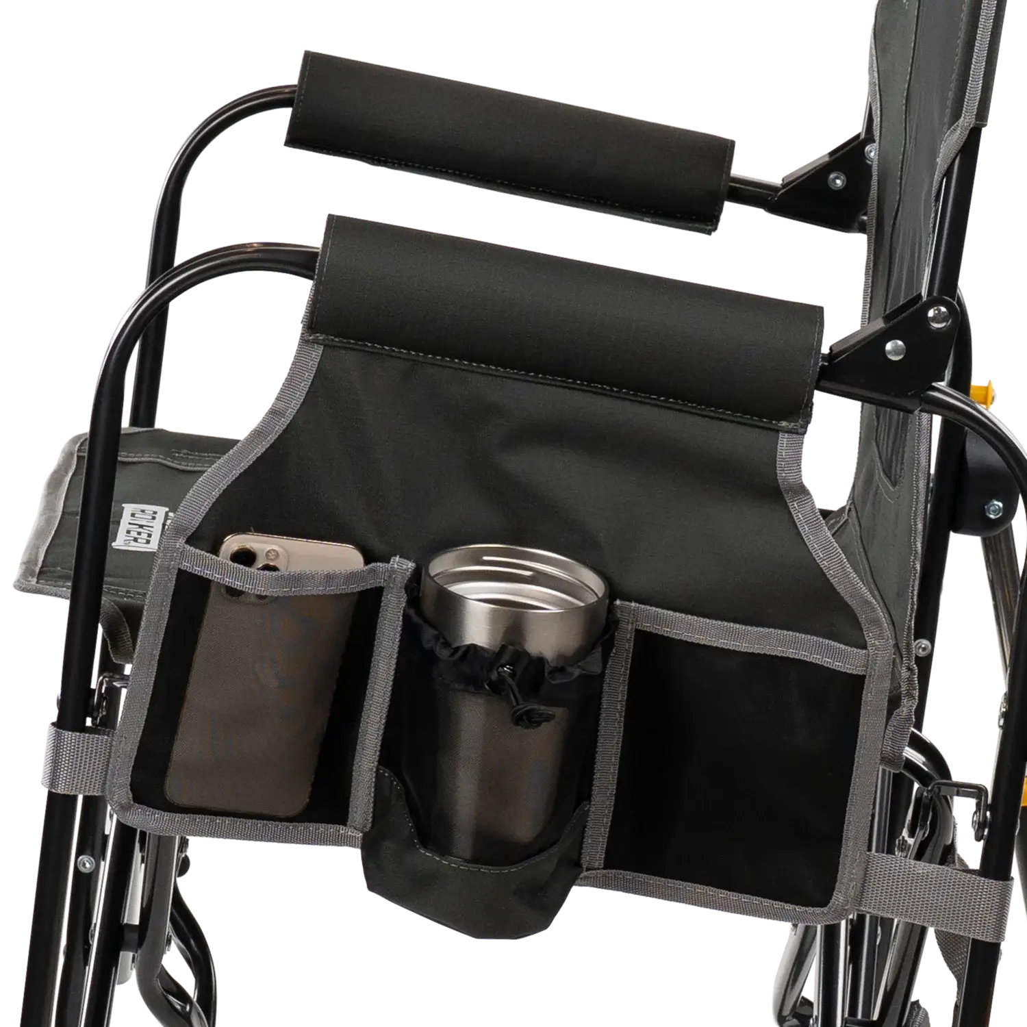 Luxury Camp Stowaway Rocker with Side Table - Choice 253 - Freestyle Rocker Portable Outdoor Folding Chair Detail