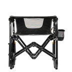 Luxury Camp Stowaway Rocker with Side Table - Choice 253 - Freestyle Rocker Portable Outdoor Folding Chair Detail