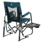 Luxury Camp Stowaway Rocker with Side Table - Choice 253 - Freestyle Rocker Portable Outdoor Folding Chair Detail