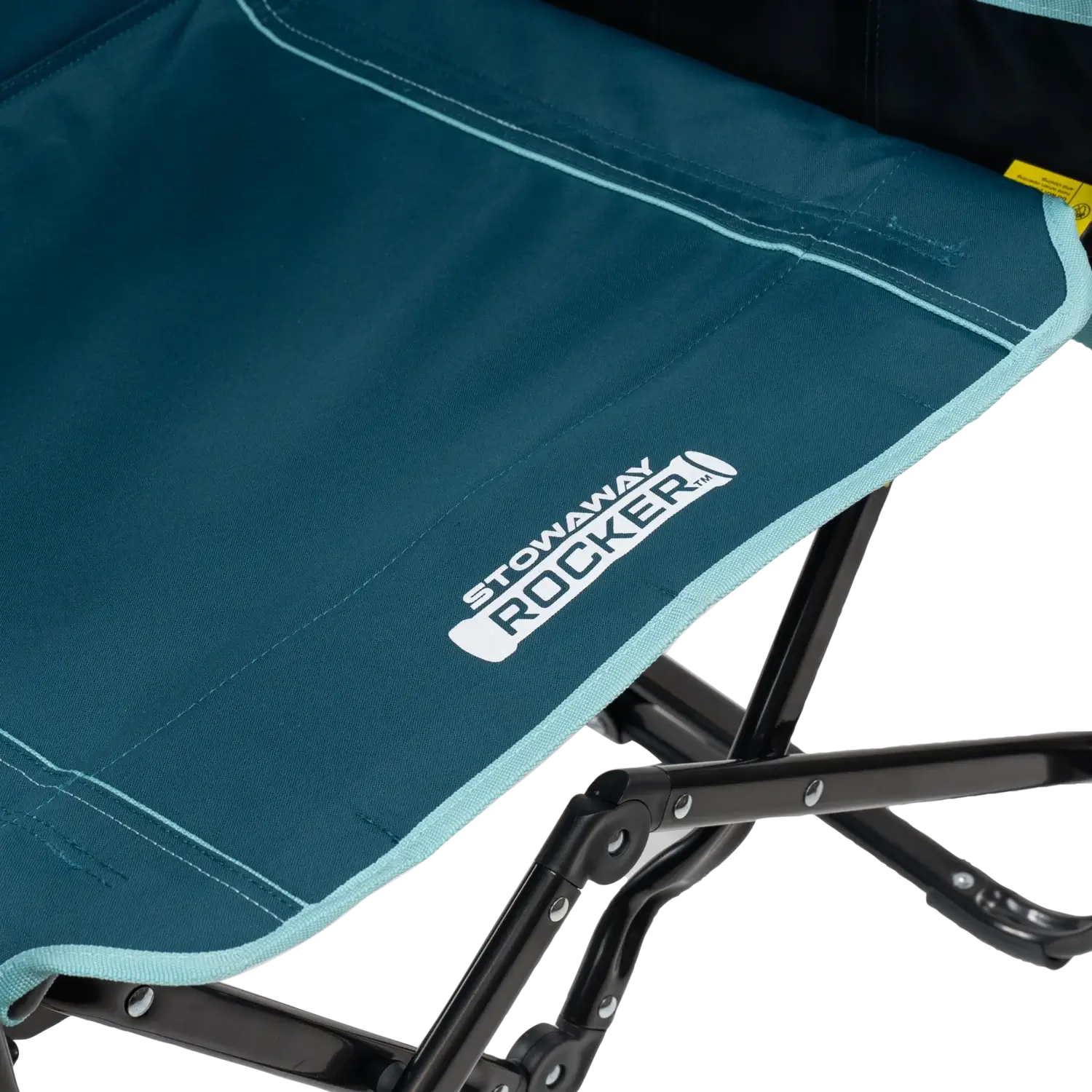 Luxury Camp Stowaway Rocker with Side Table - Choice 253 - Freestyle Rocker Portable Outdoor Folding Chair Detail