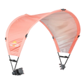 Heavy Duty SunShade Accessory - Choice 361 - Portable Beach Canopy with Adjustable Shade Angle - Coral