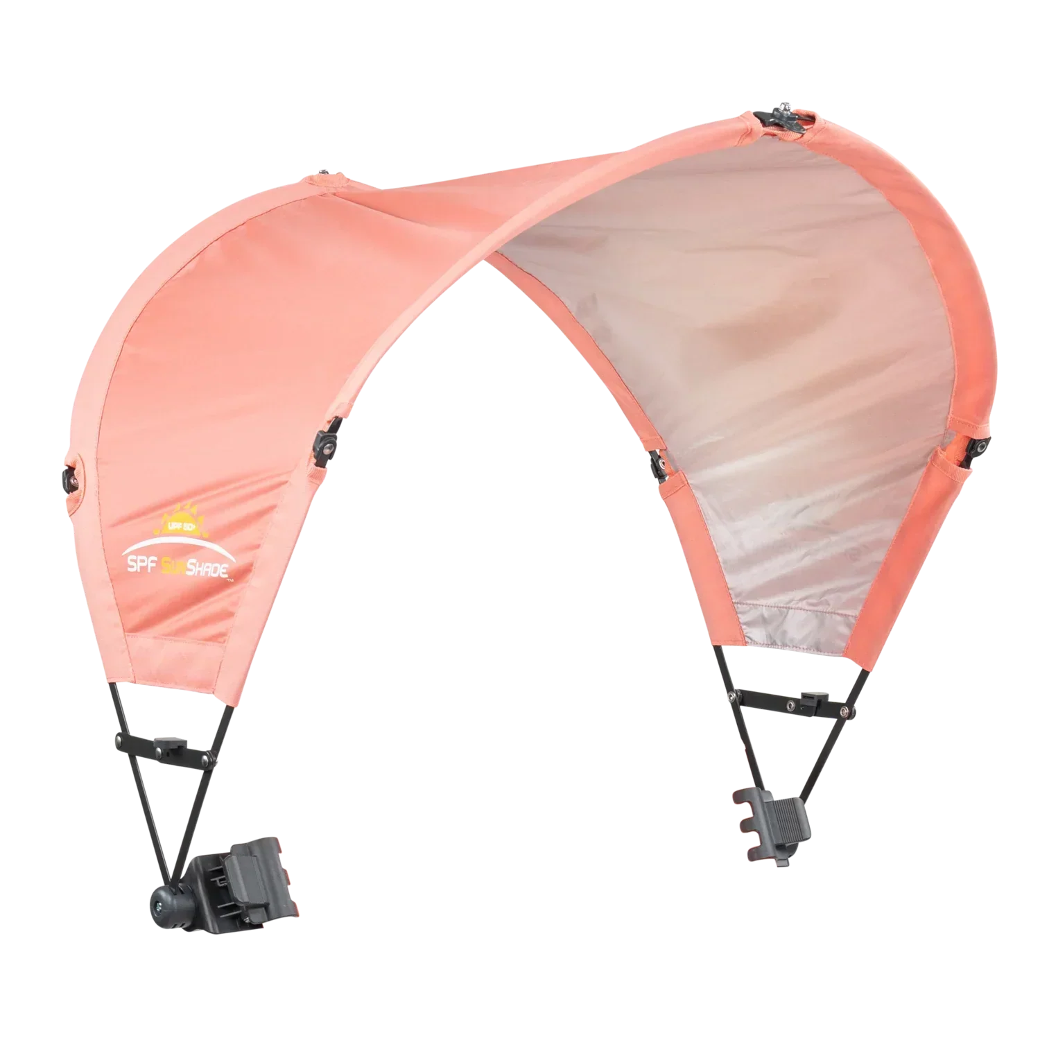 Heavy Duty SunShade Accessory - Choice 361 - Portable Beach Canopy with Adjustable Shade Angle - Coral
