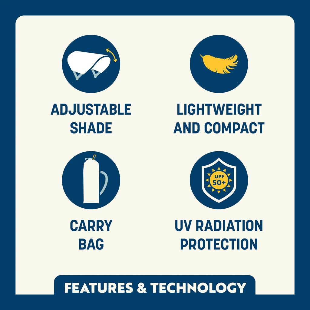 Heavy Duty SunShade Accessory - Choice 361 - Portable Beach Canopy with Adjustable Shade Angle Detail