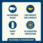 Portable Canopy SunShade Accessory - NASCAR - Choice 704 - Pop-Up Outdoor Sun Shelter - UV400 Protection Detail