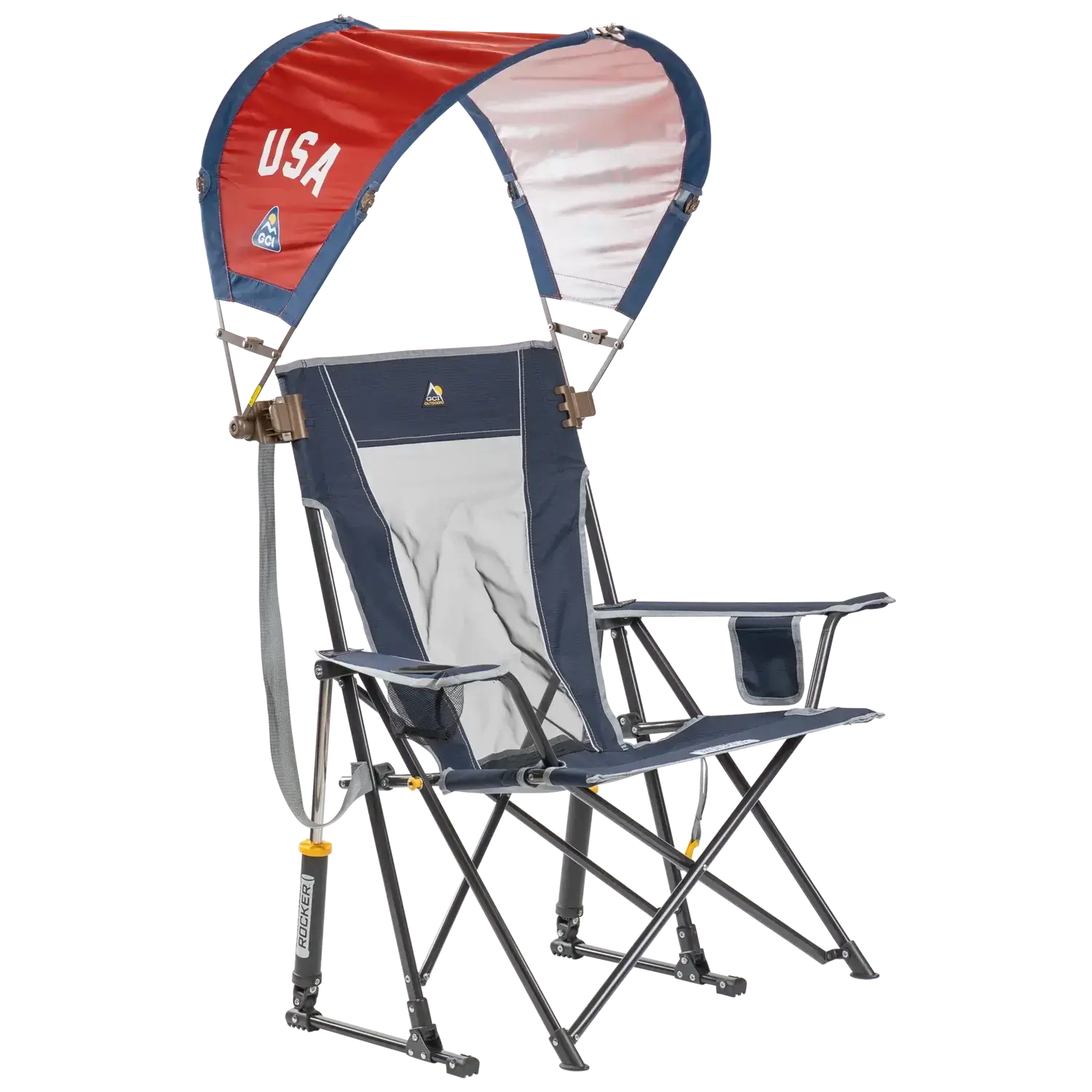 Premium All-Weather SunShade Accessory - USA Anniversary Deluxe - Choice 917 - SunShade Canopy for Beach & Camping Detail
