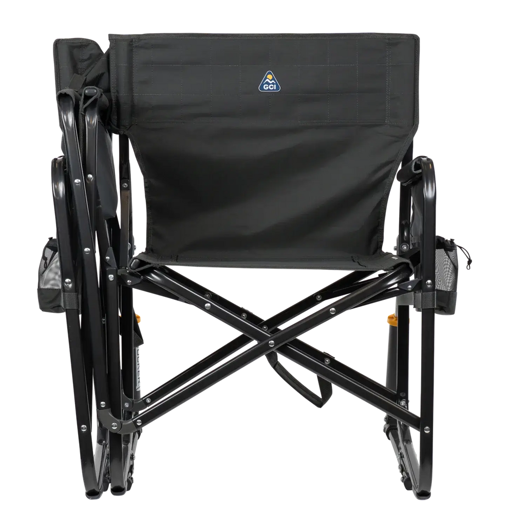 Patented Spring-Action Tandem Rocker - Choice 227 - Heavy-Duty Kickback Rocker with Beverage Holder Detail