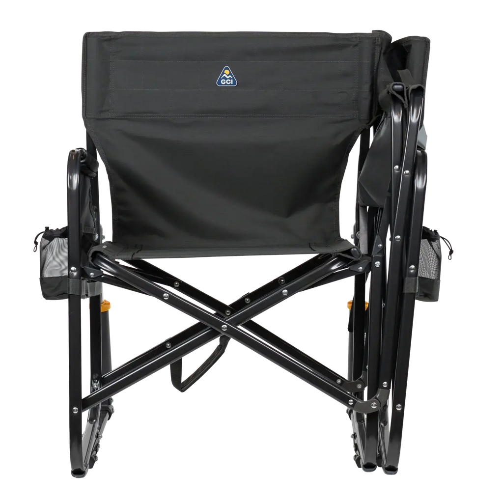 Patented Spring-Action Tandem Rocker - Choice 227 - Heavy-Duty Kickback Rocker with Beverage Holder Detail