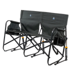 Patented Spring-Action Tandem Rocker - Choice 227 - Heavy-Duty Kickback Rocker with Beverage Holder Detail
